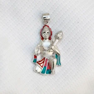 Gyary Sterling Silver Lord Hanuman Pendant