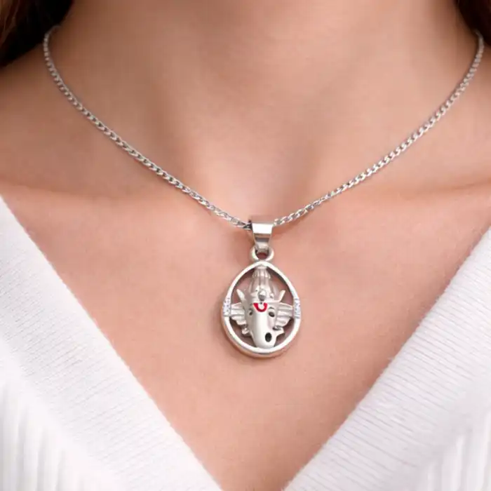 Gyary Sterling Silver Lord Ganesha Pendant
