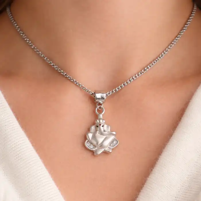 Gyary Sterling Silver Lord Ganesha Pendant