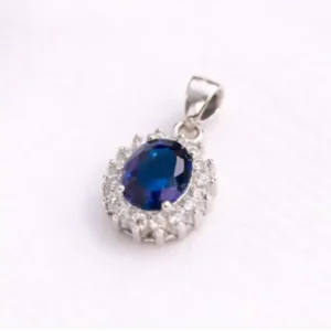 Gyary Oval Blue Stone Pendant