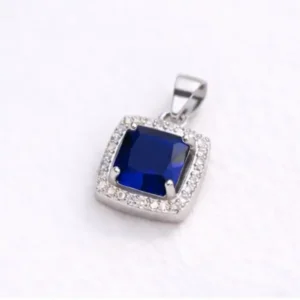 Gyary Square Blue Stone Pendant