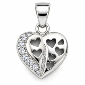 Gyary Butterfly Heart Pendant