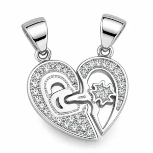 Gyary Mother & Child Heart Pendant