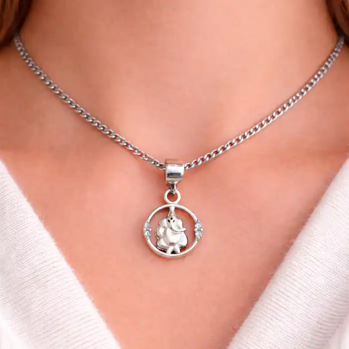 Gyary Sterling Silver Lord Ganesha Pendant