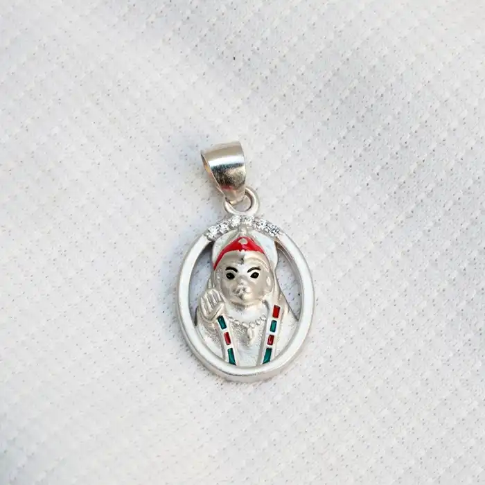 Gyary Sterling Silver Lord Hanuman Pendant