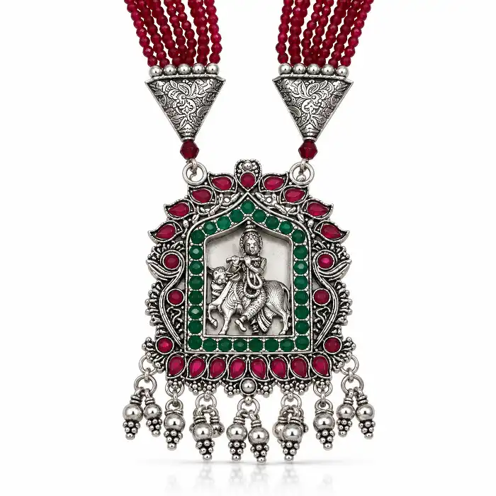 Gyary Krishna Heritage Pendant Necklace