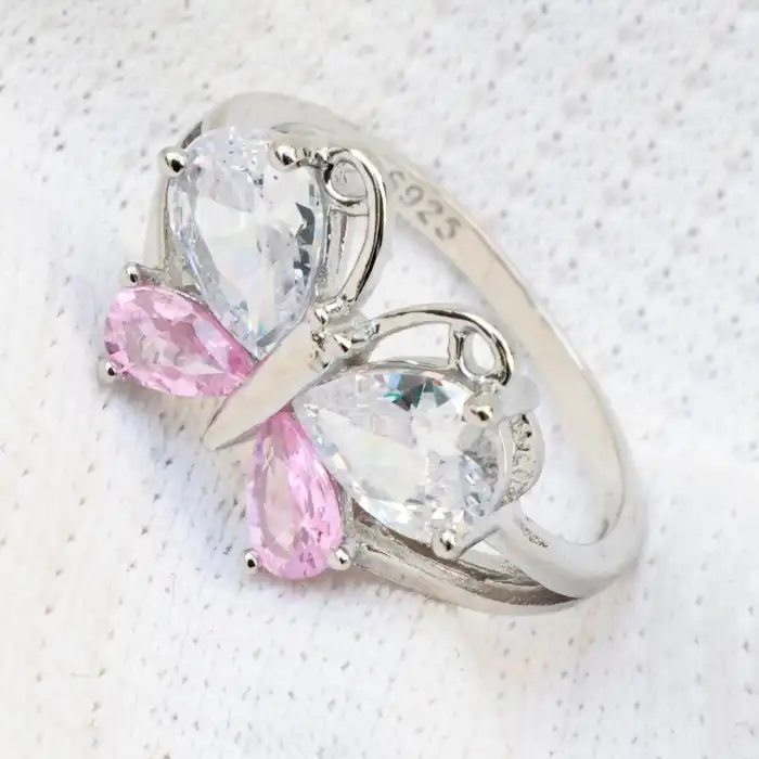 Gyary Blush Butterfly Spark Ring