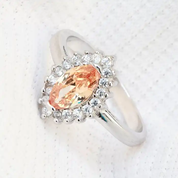 Gyary Sunset Halo Ring