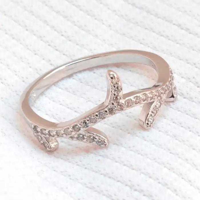 Gyary Crystal Vine Ring