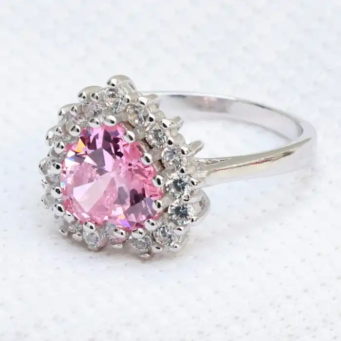 Gyary Pink Royale Halo Ring