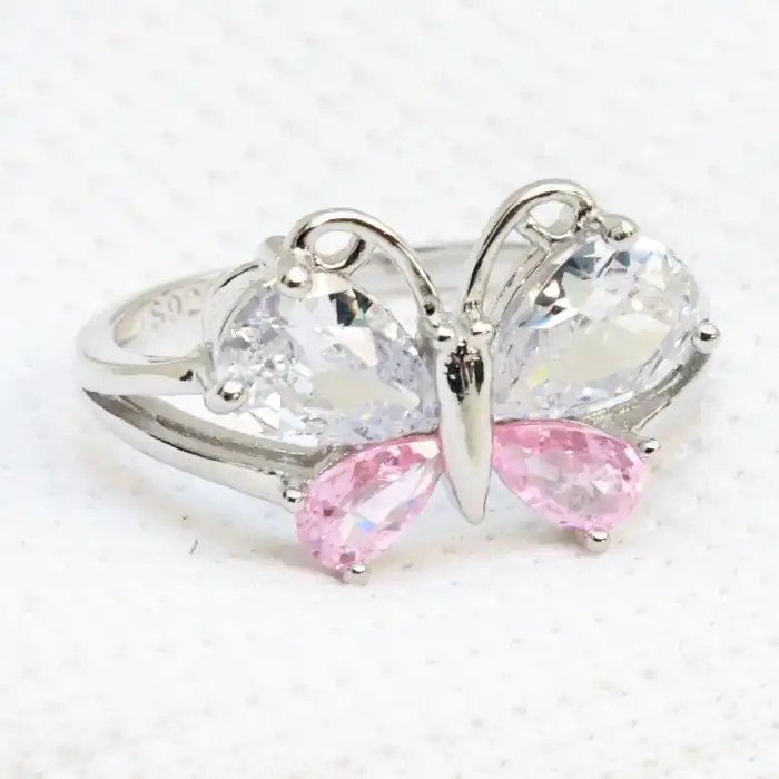 Gyary Blush Butterfly Spark Ring
