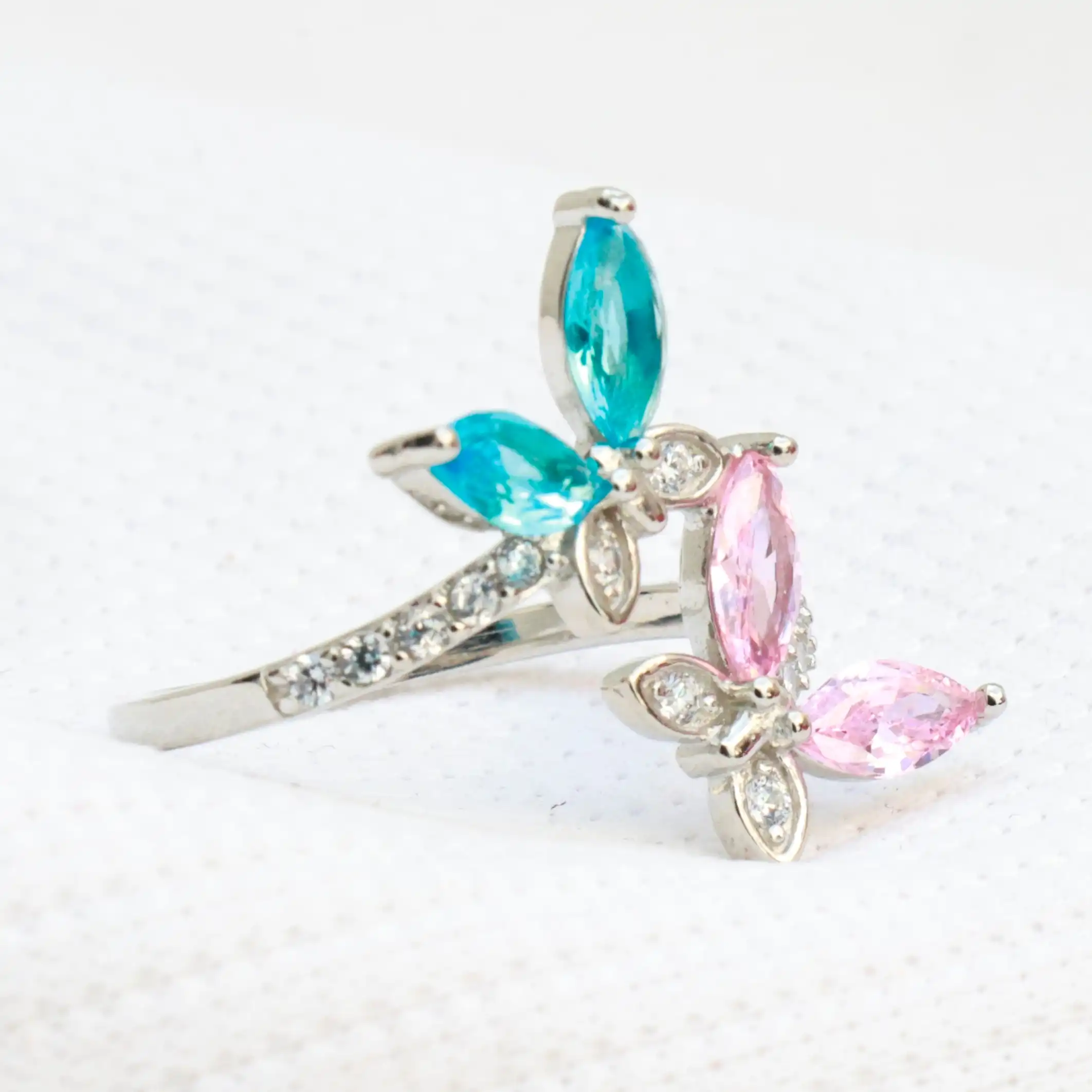 Gyary Butterfly Bloom Wrap Ring