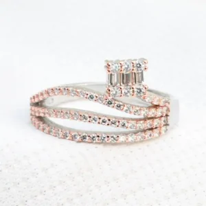 Gyary Luxe Wave Trio Ring