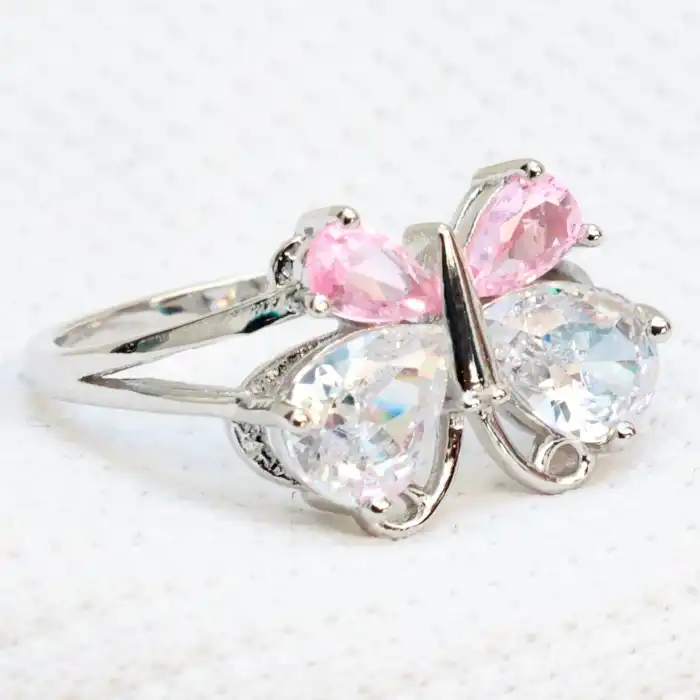 Gyary Blush Butterfly Spark Ring