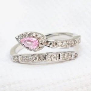 Gyary Blush Halo Wrap Ring