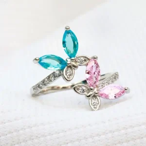 Gyary Butterfly Bloom Wrap Ring