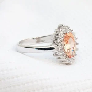 Gyary Sunset Halo Ring