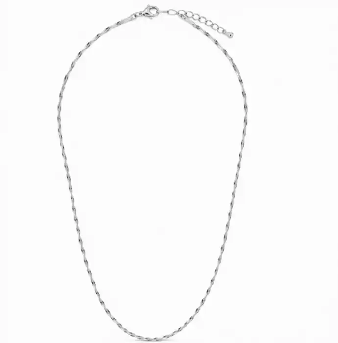Gyary Luxe Diamond-Cut Silver Chain for Women