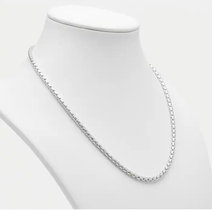 Gyary Stellar Diamond-Cut Silver Chain for Women