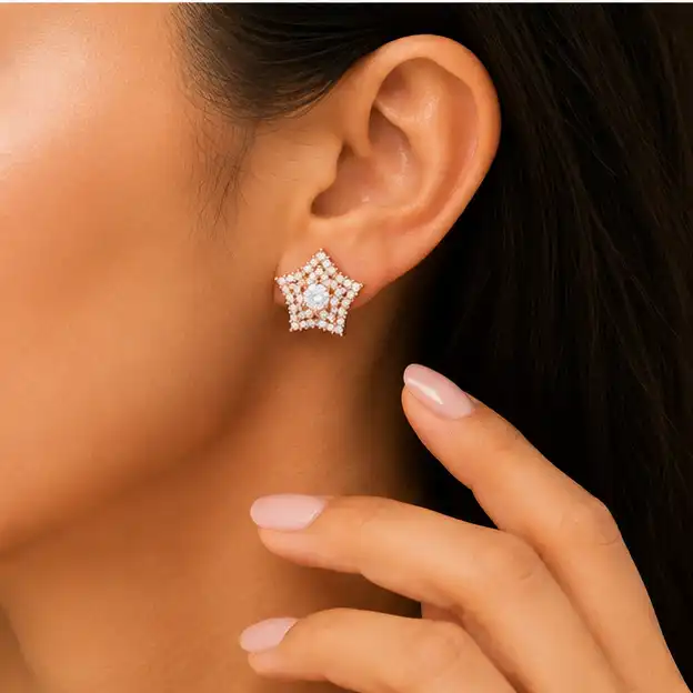 Gyary Starlight Sparkle Stud Earrings