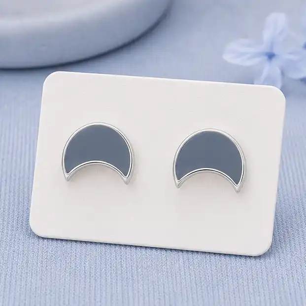 Gyary Luna Arc Stud Earrings