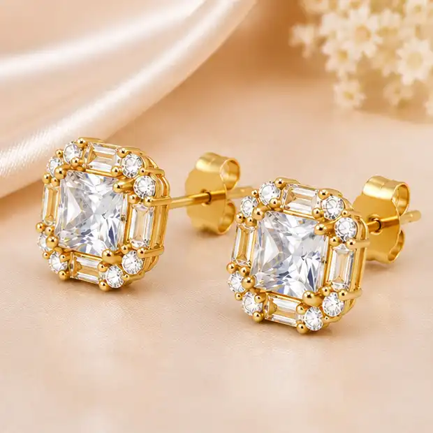 Gyary Royal Radiance Stud Earrings