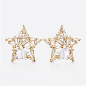 Gyary Celestial Star Stud Earrings