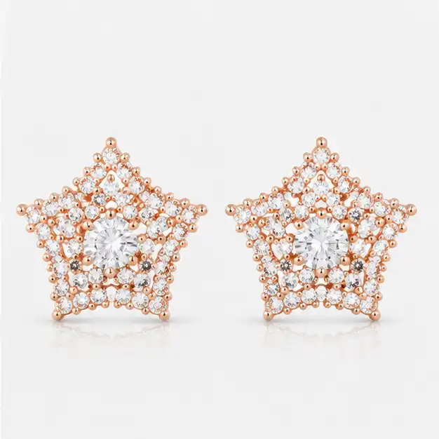 Gyary Starlight Sparkle Stud Earrings