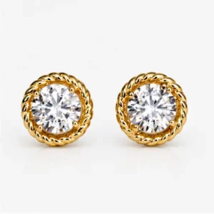 Gyary Classic Solitaire Stud Earrings