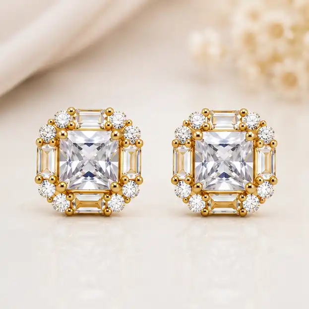 Gyary Royal Radiance Stud Earrings
