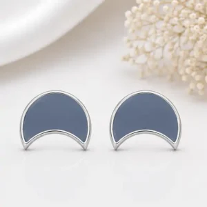 Gyary Luna Arc Stud Earrings