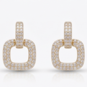 Gyary Luxe Link Stud Earrings