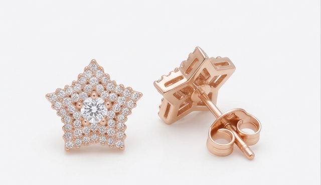 Gyary Starlight Sparkle Stud Earrings