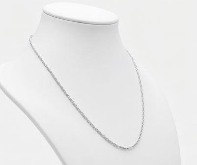 Gyary Twisted Sparkle Silver Chain for Women