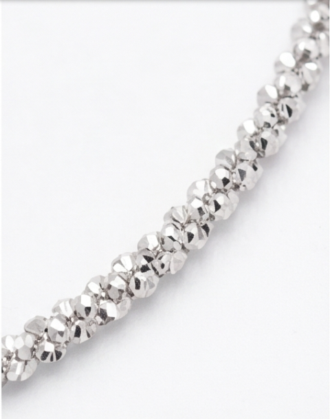 Gyary Radiance Silver Sparkle Chain for Women