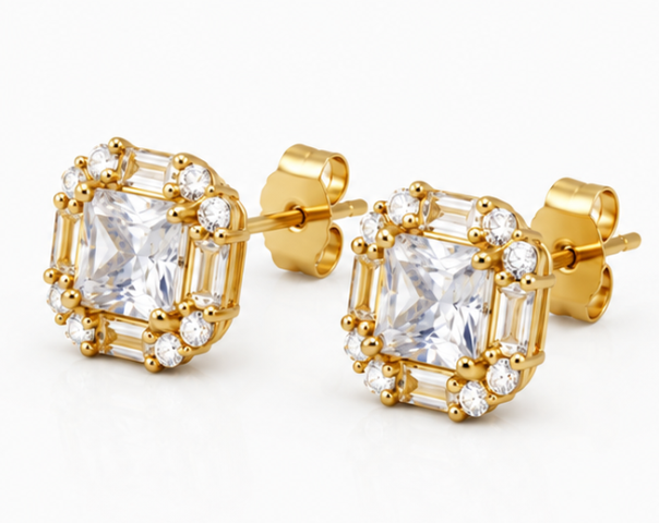 Gyary Royal Radiance Stud Earrings