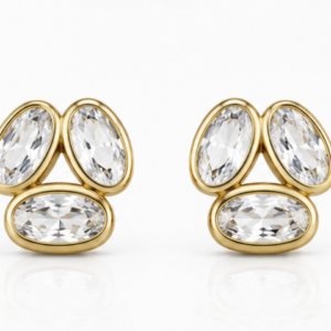 Gyary Trio Sparkle Stud Earrings