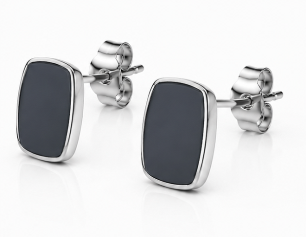 Gyary Midnight Elegance Stud Earrings