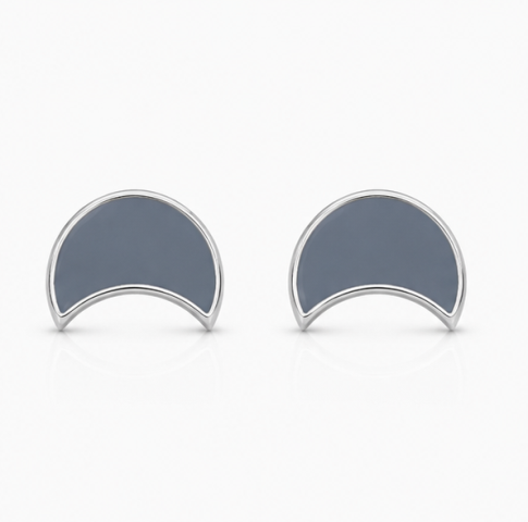 Gyary Luna Arc Stud Earrings