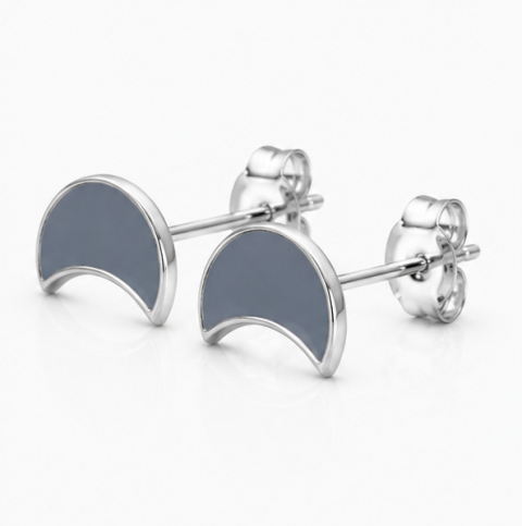 Gyary Luna Arc Stud Earrings