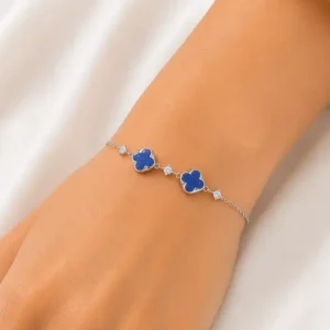 Blue Blossom 925 Sterling Silver Bracelet for Girl