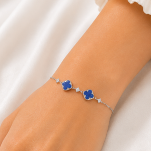 Blue Blossom 925 Sterling Silver Bracelet for Girl