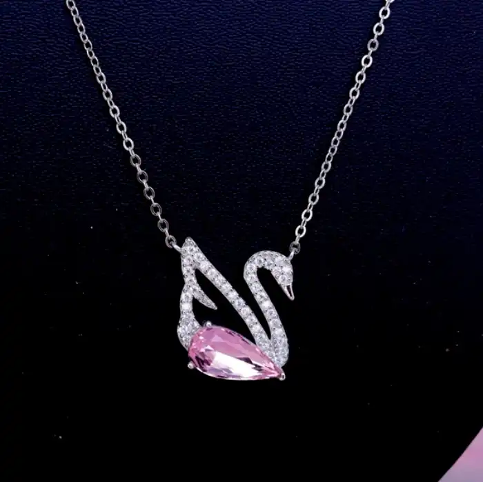 Gyary Swan Grace Pendant Necklace