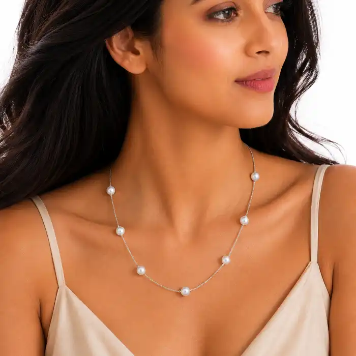 Gyary Pearl Aura Necklace