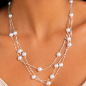 Gyary Pearl Symphony Layered Necklace