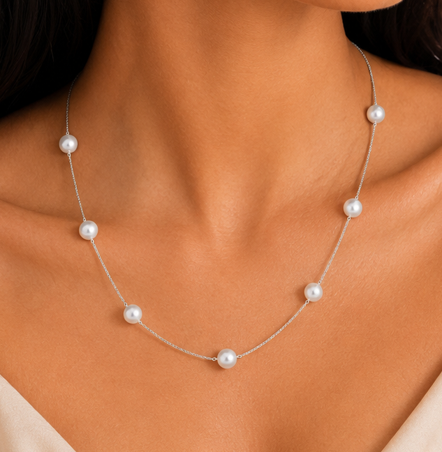 Gyary Pearl Aura Necklace